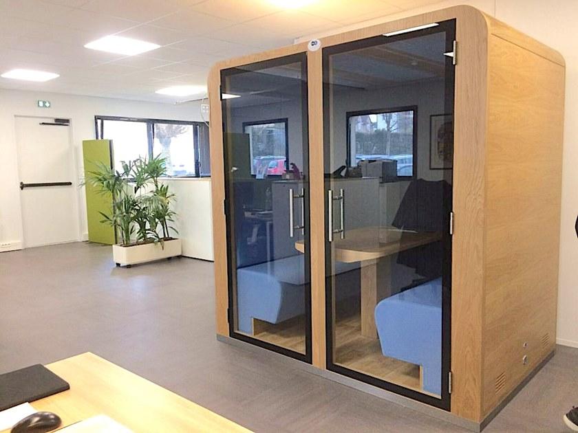 SBS Silence Business Solutions Акустическая будка с мультимедийным подключением на 4 человека Procyon sun-id-1514364 - Вид №11