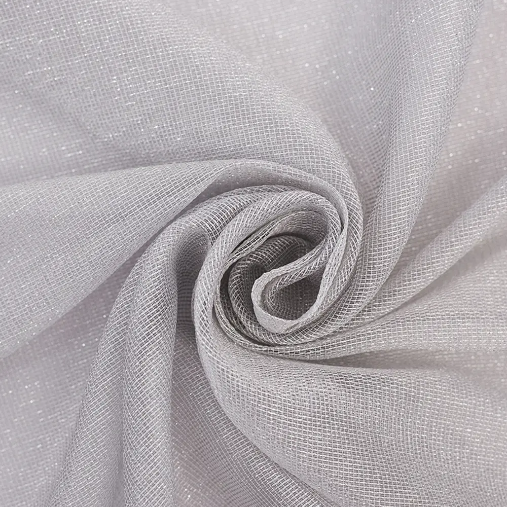 Тюль на ленте Блеск 300x280 см цвет розовая пудра AMORE MIO STLM-2012323 - Вид №2