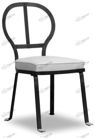 BAXTER Металлический стул со встроенной кожаной подушкой sun-id-1414589