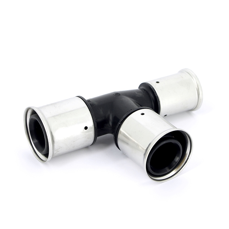 Тройник пресс PVDF HENCO 40х40х32 11PK404032 - Вид №1