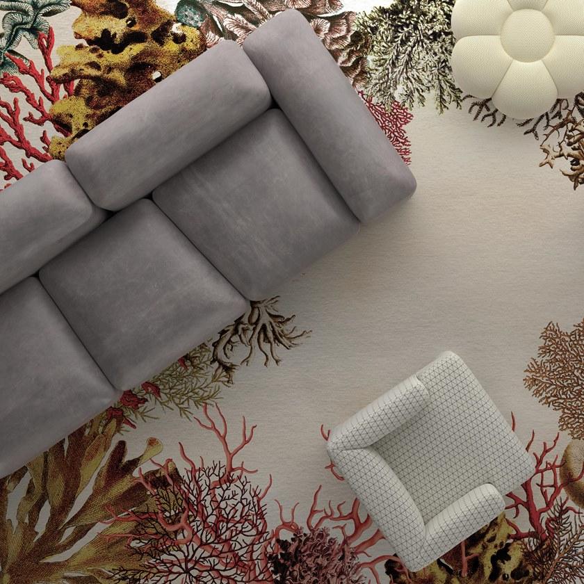 YO2 Прямоугольный ковер с рисунком Coral loss sun-id-1437558 - Вид №1