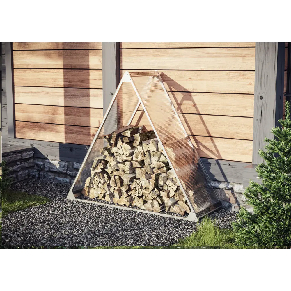 Дровница 152x55x132 см металл Santreyd STLM-2074304 - Вид №2