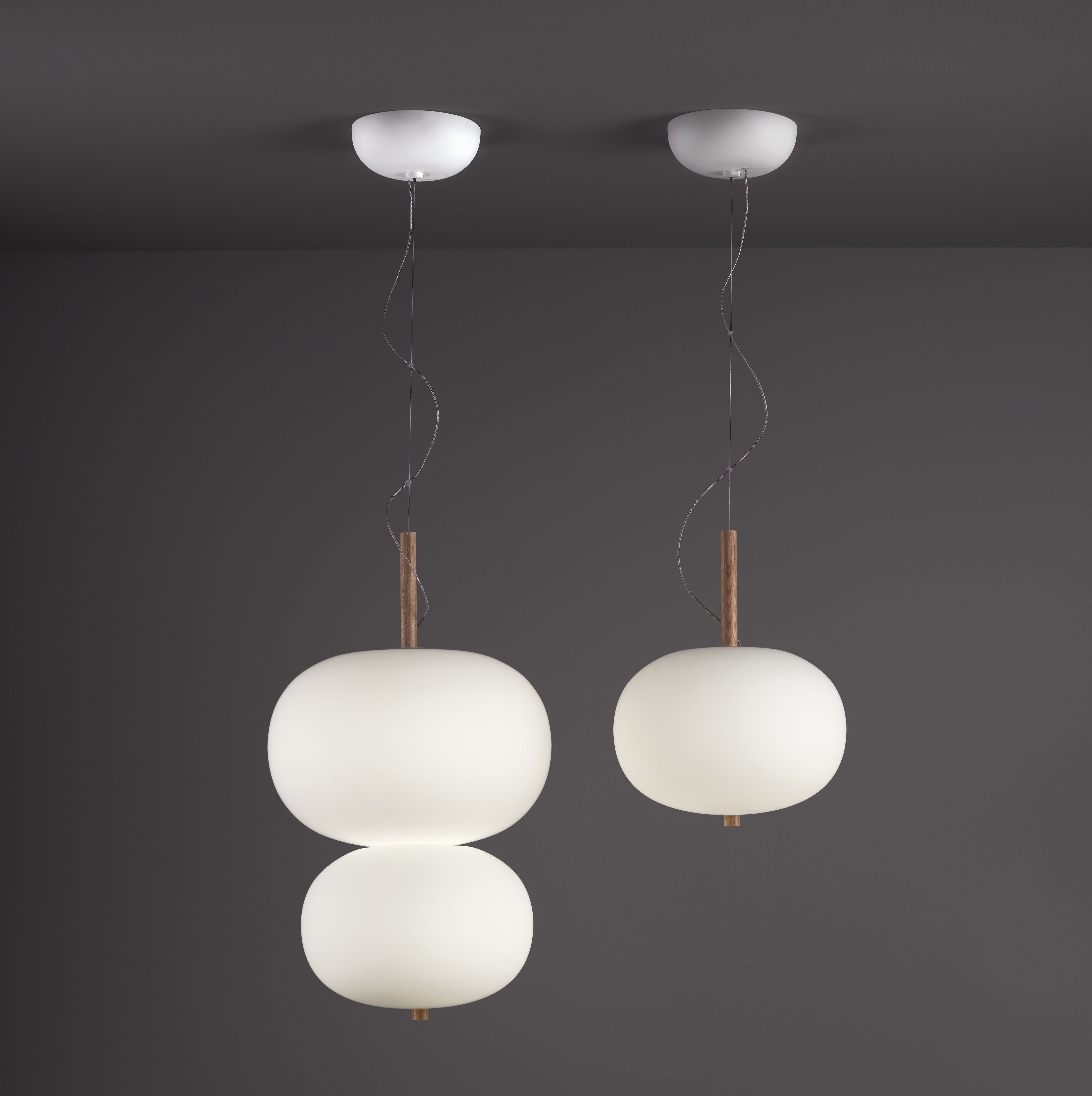 Опаловое стекло светодиодный подвесной светильник LedsC4 Ilargi ARCH-00122309 - Вид №9