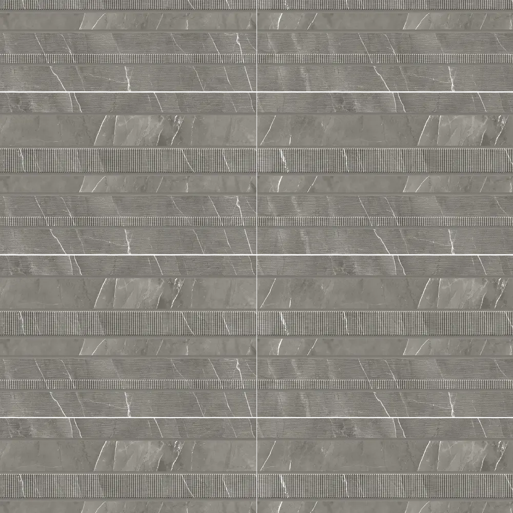 Плитка настенная Azori Hygge Mocca Mix 31.5x63 см 1.59 м² камень цвет мокка полосы STLM-2168016 - Вид №2