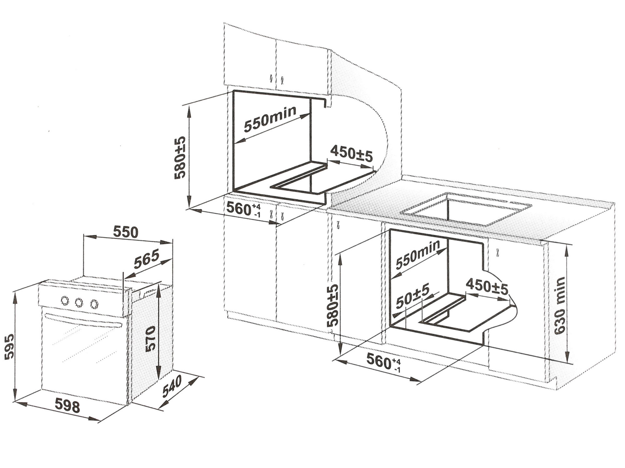 1115636 Газовый духовой шкаф Gefest ДГЭ 621-01 Б STDN-0090275 - Вид №9
