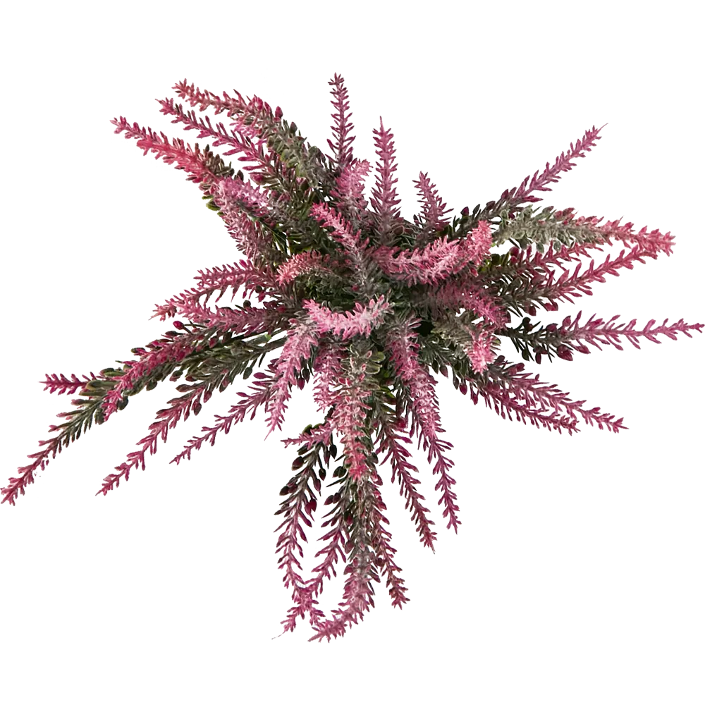 88999724 Искусственное растение Вереск розовый пластик 24 см STLM-0812899 Santreyd  - Вид №1