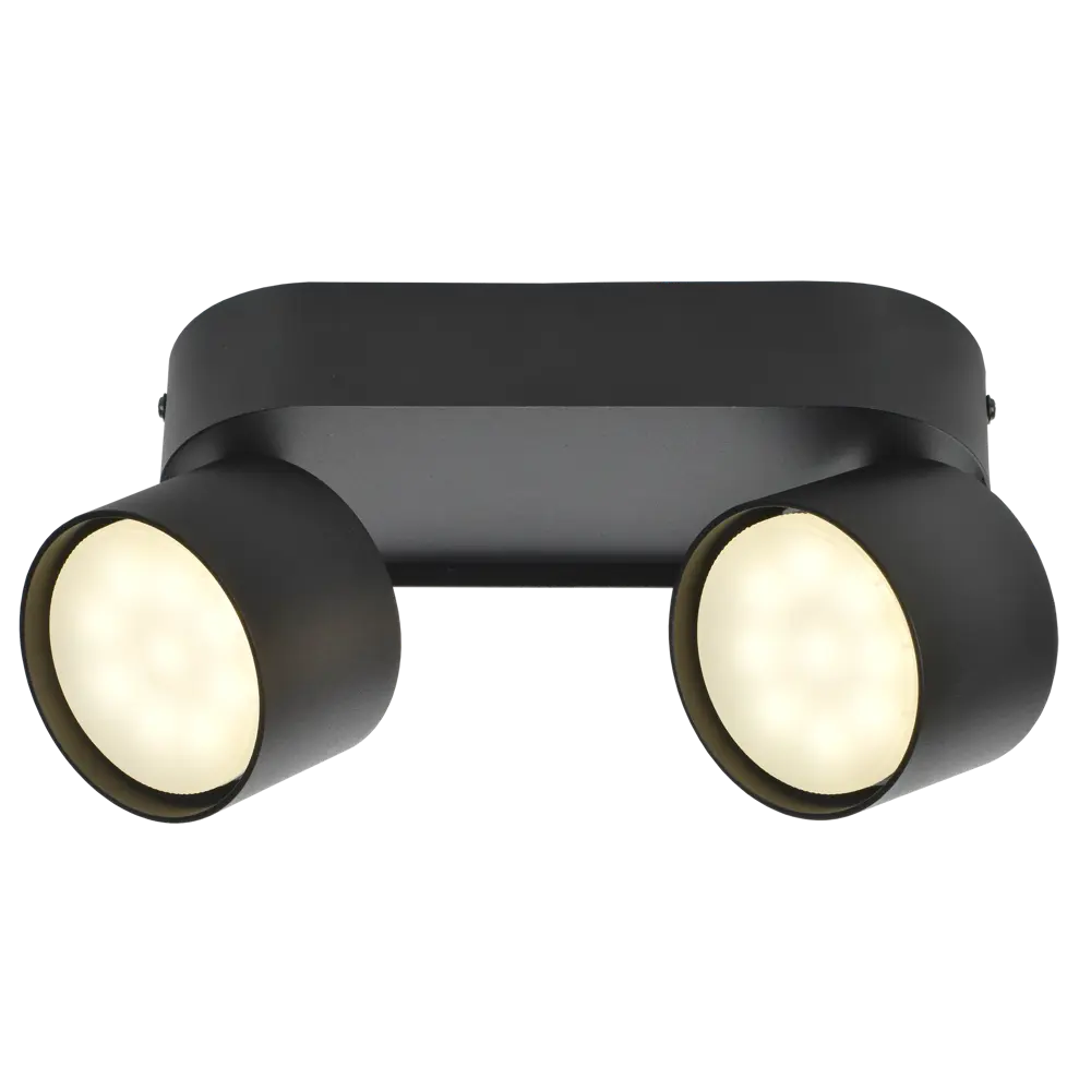 Спот поворотный IEK 4042 2 лампы GX53 4 м² цвет черный STLM-2189136 - Вид №1