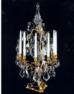 Tisserant Хрустальный подсвечник Cristallo di boemia