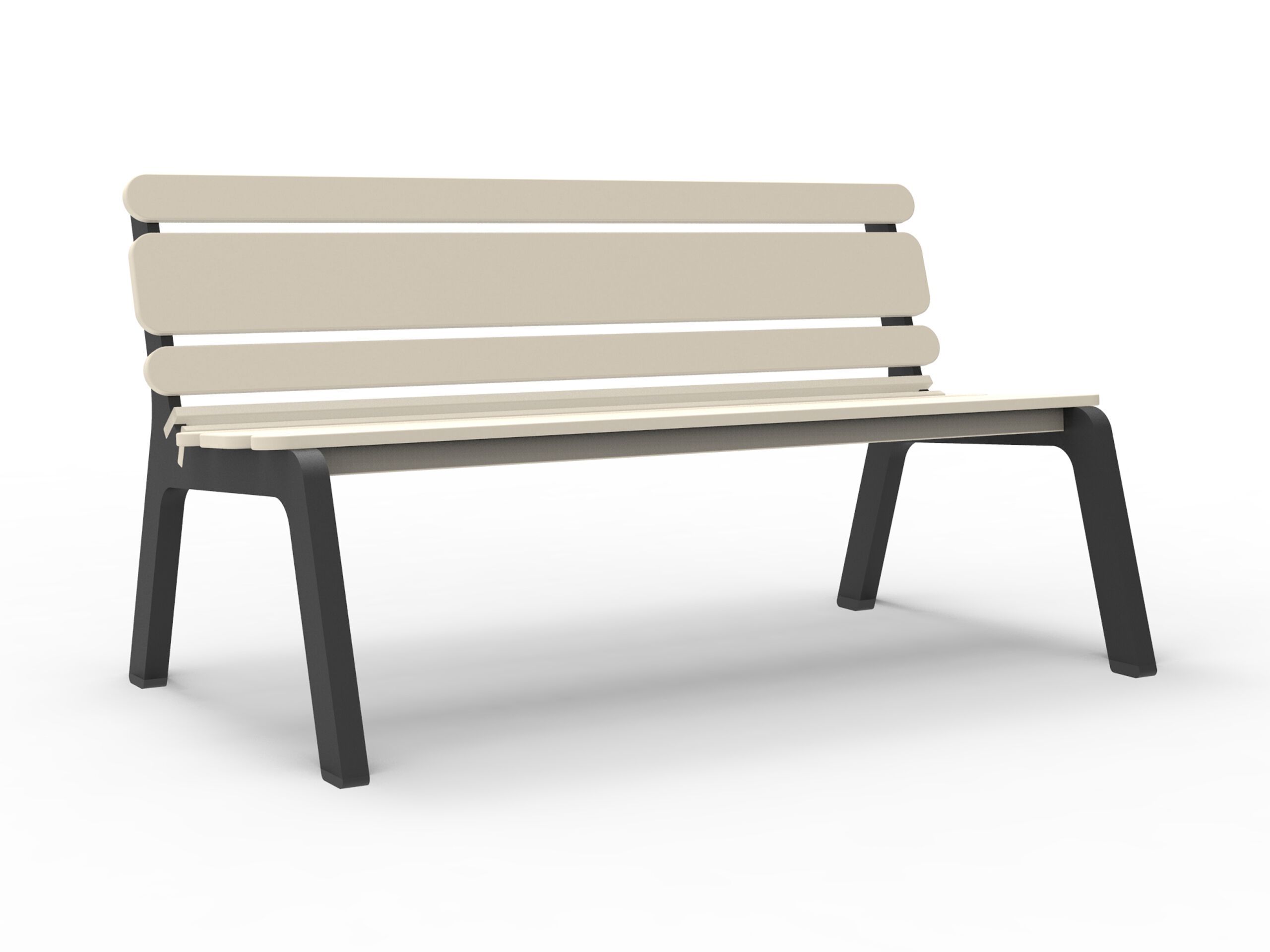 Скамейка из полиэтилена со спинкой Donye Ranardo ARCH-00028276 - Вид №11