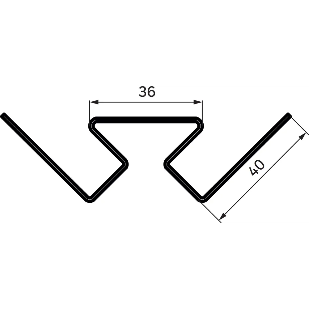 Уголок внутренний для фасадных панелей MONLID цвет белый 3 м STLM-2158435 - Вид №1