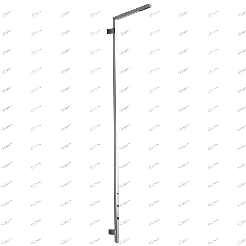 Graffio Душевая стойка квадратная из латуни с боковыми форсунками MQ190 