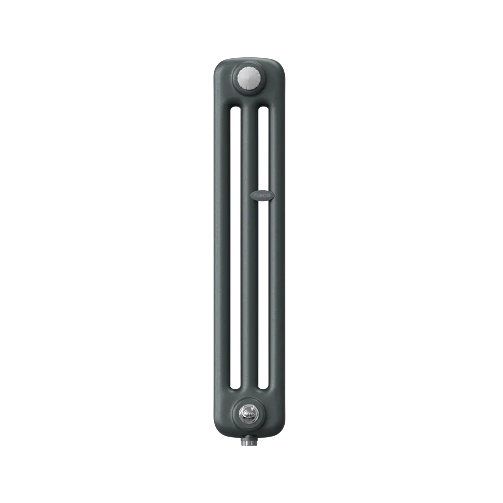 Радиатор трубчатый Rifar Tubog TUB 3057-12 DV1 TI 500/103 12 секций нижнее подключение сталь серый STLM-2121564 - Вид №2