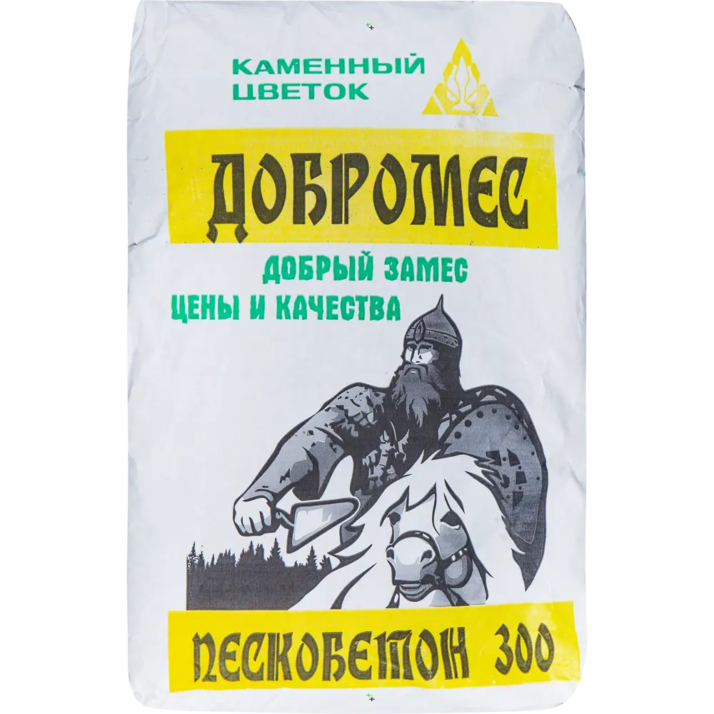 Пескобетон М-300 Каменный Цветок для кладочных работ 40 кг 18478820 Добромес STLM-0010950