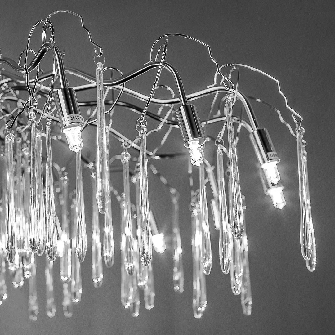 Frezia Light 1005/10C хром люстра потолочная 120147 - Вид №2