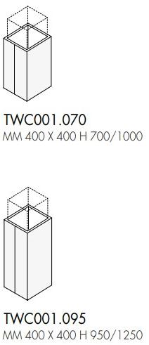 BLOSS Кашпо / подсвечник из нержавеющей стали и стекла sun-id-1354815 - Вид №4