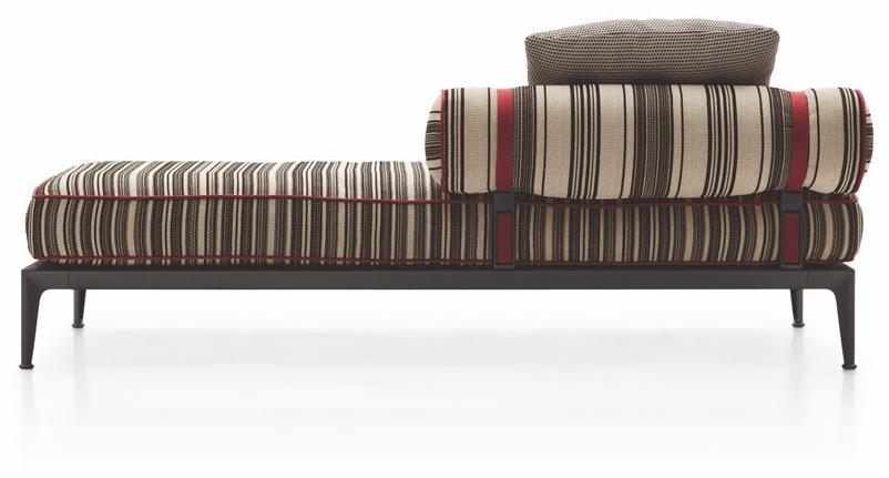 B&B Italia Outdoor Садовый лежак из ткани Ribes sun-id-1476475 - Вид №1