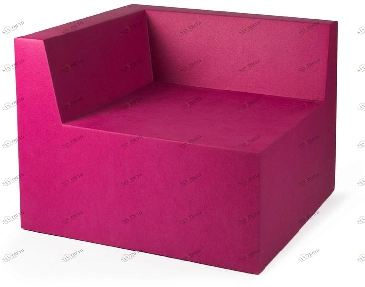 Quinze & Milan Маленькое кресло из пены qm для контракта Skew sun-id-1410505