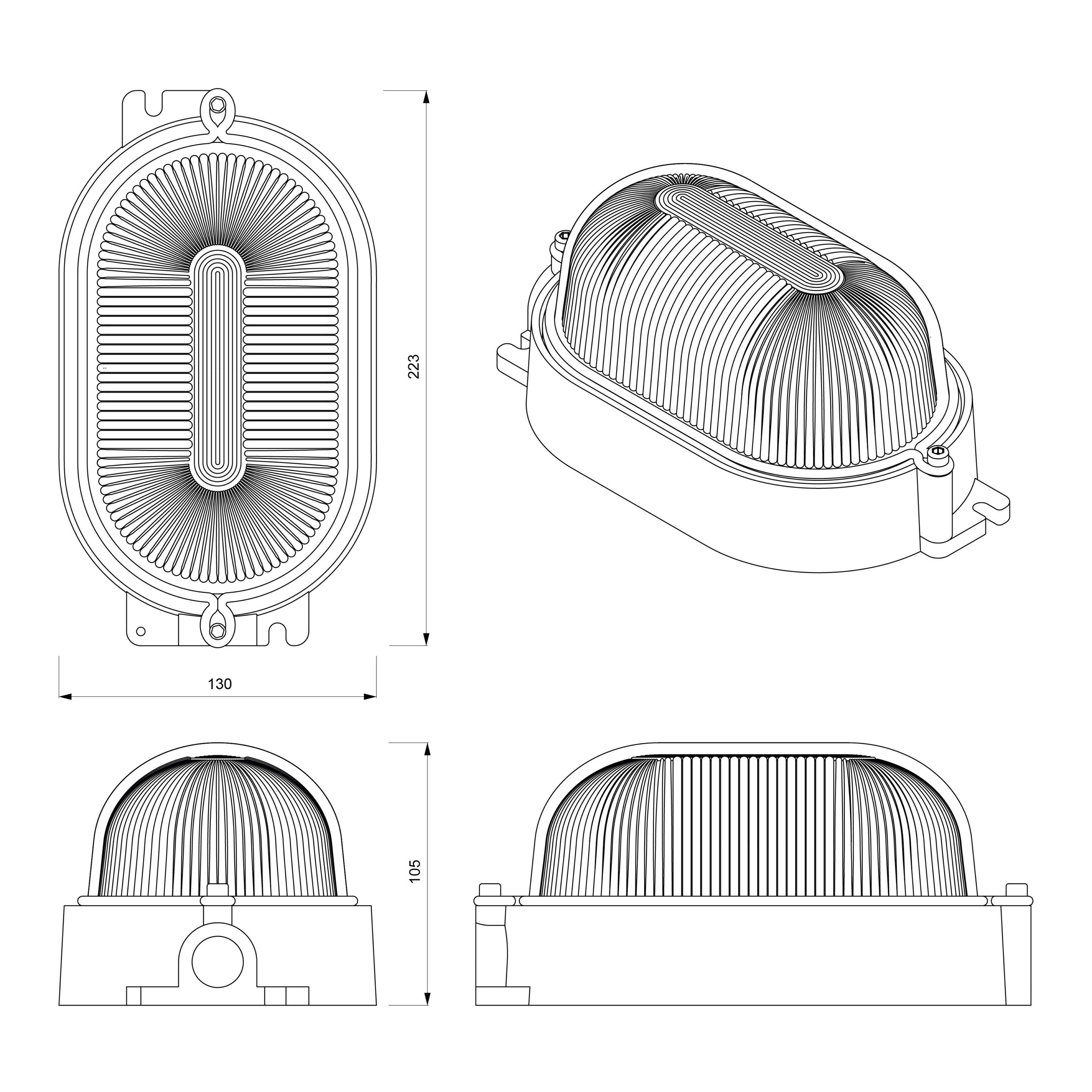 Окрашенные алюминиевые бра Genuit Corten ARCH-00112399 - Вид №8