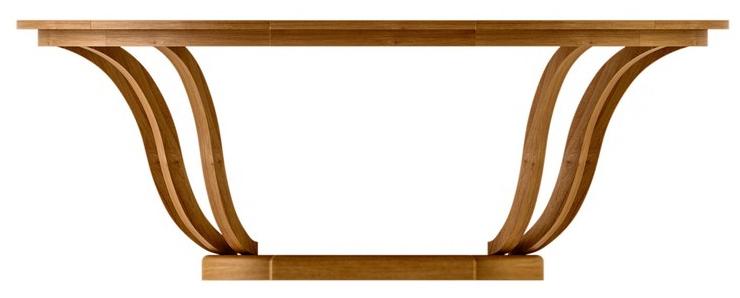 ASTELLO Овальный садовый стол из тика Tulipe Tu.tv1.p1.08 - Вид №2