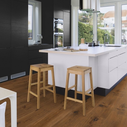 Инженерная доска Boen Chalet Antique Дуб Натур (Гладкая) 2000-4000х250 мм 2100410026 - Вид №13