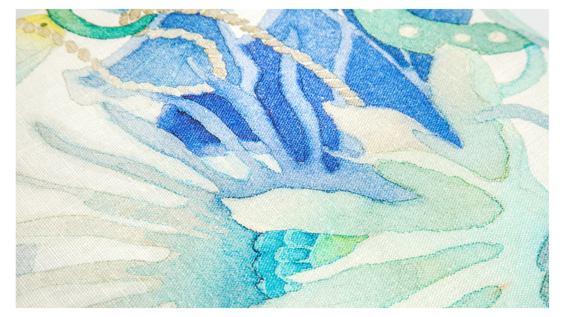 10644916 Tessitura Toscana Telerie Скатерть Tessitura Toscana Telerie "Океан" 170x270см Ткань  - Вид №1