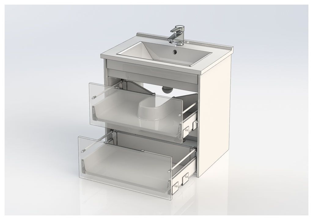 Тумба под раковину Aquanet Тулон 65 белый sun-id-270672 - Вид №4