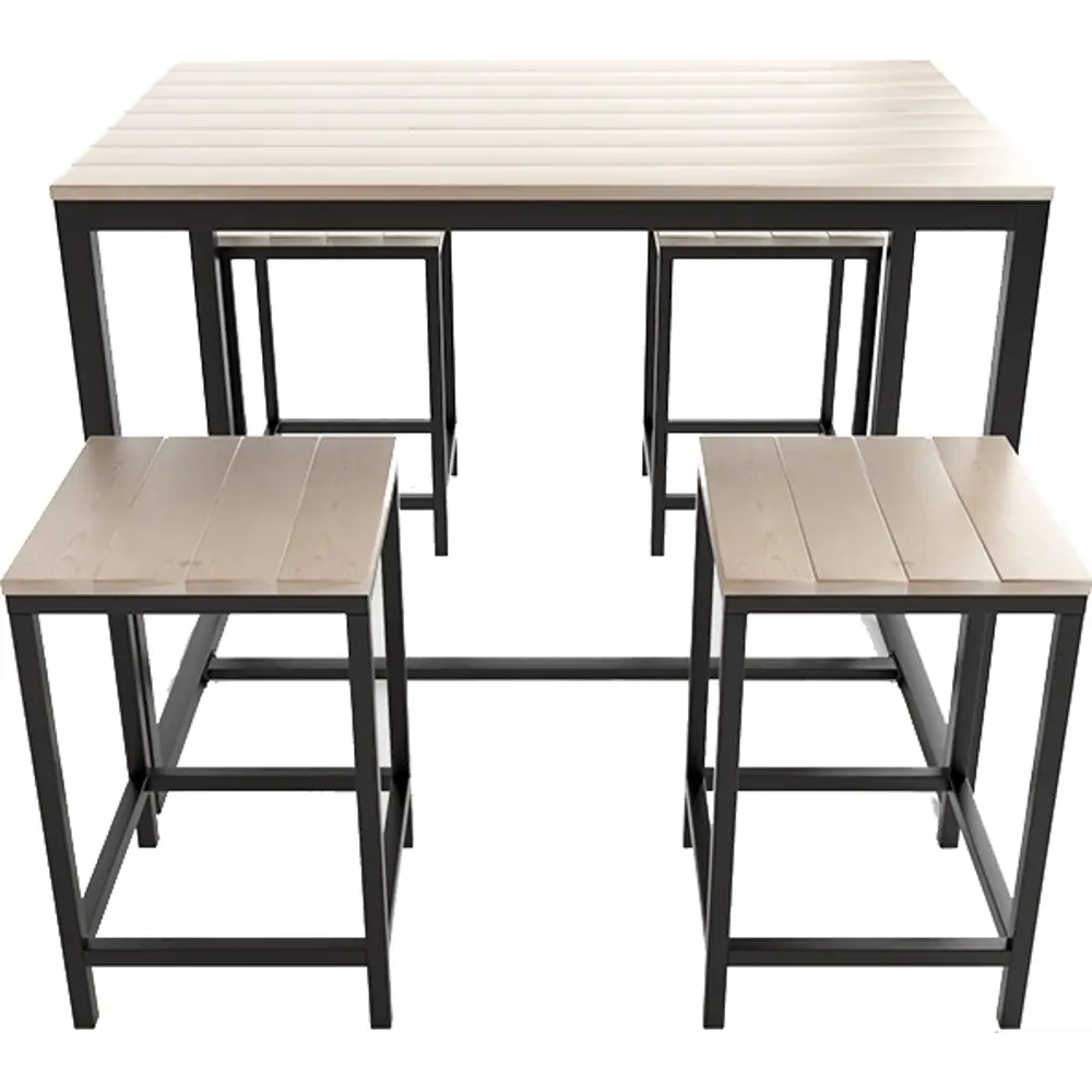 Комплект садовой мебели «Марсель» 1 стол и 4 табурета Santreyd 5 STLM-2050084 - Вид №2