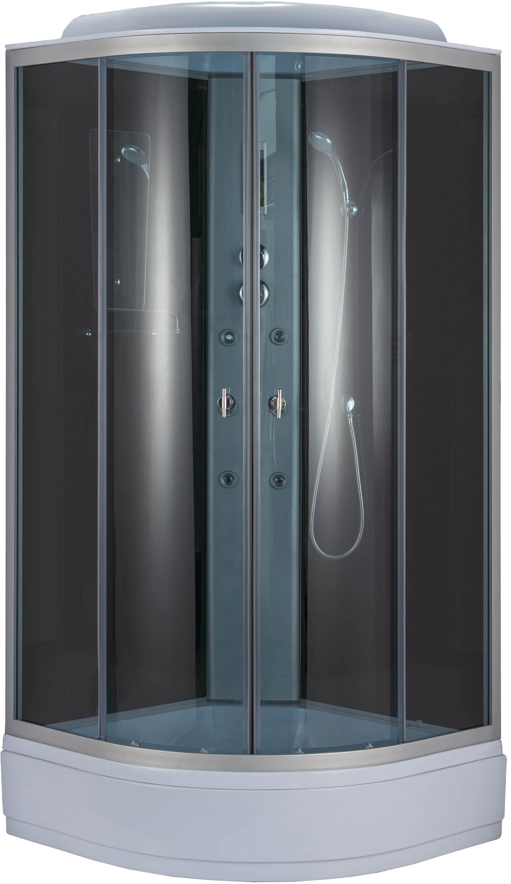 Душевая кабина NG- 3516-14 (1000х1000х2150) низкий поддон(26см) стекло ТОНИРОВАННОЕ Niagara Classic 35161434 - Вид №1