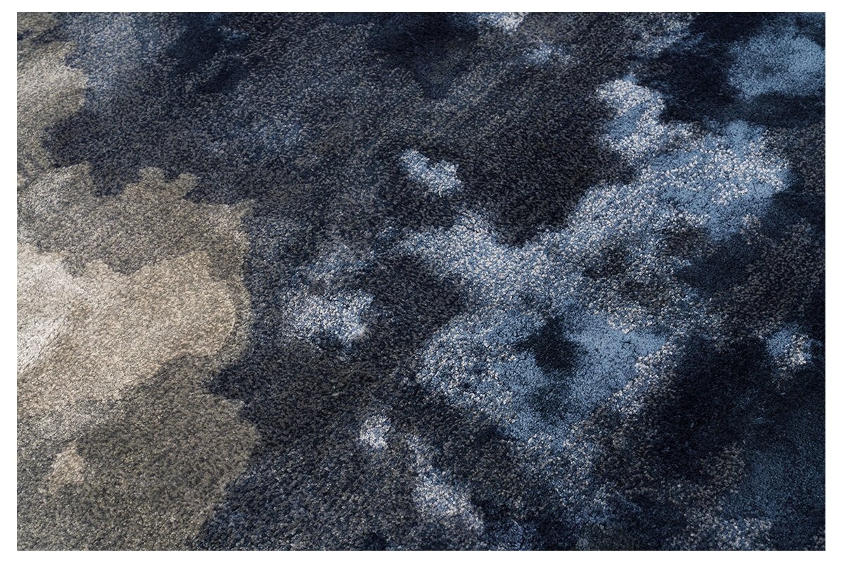 Ковер прямоугольный темно-синий 230х160 см Escape Blue CARPETDECOR ДИЗАЙНЕРСКИЕ, HANDMADE 00-3893132 Синий  - Вид №1