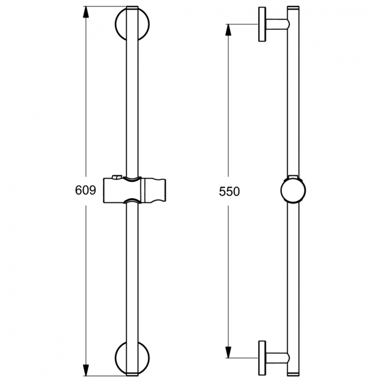 B9420AA Штанга для душа Ideal Standard IDEALRAIN - Вид №1