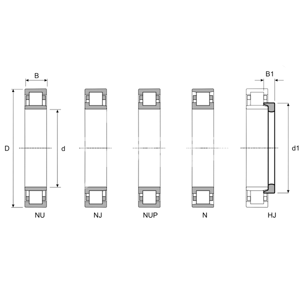 IS2179 Подшипник NJ212 ECP/C3 ISKRA  - Вид №2