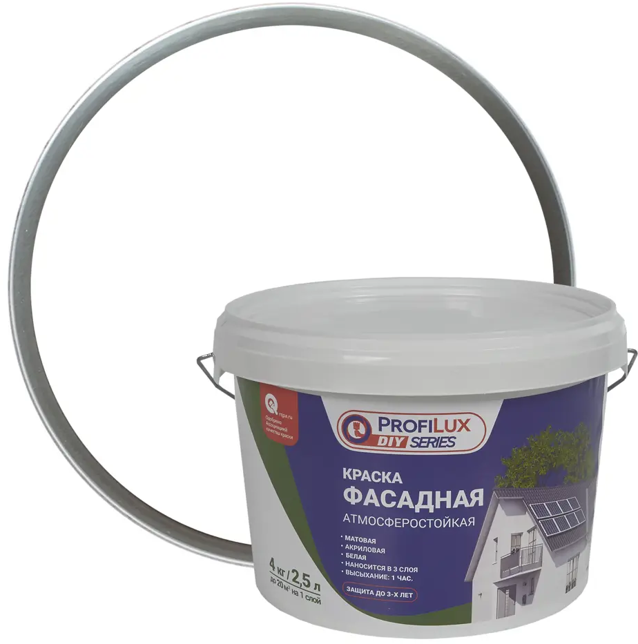 Фасадная краска Profilux: матовая защита для наружных поверхностей 82419184