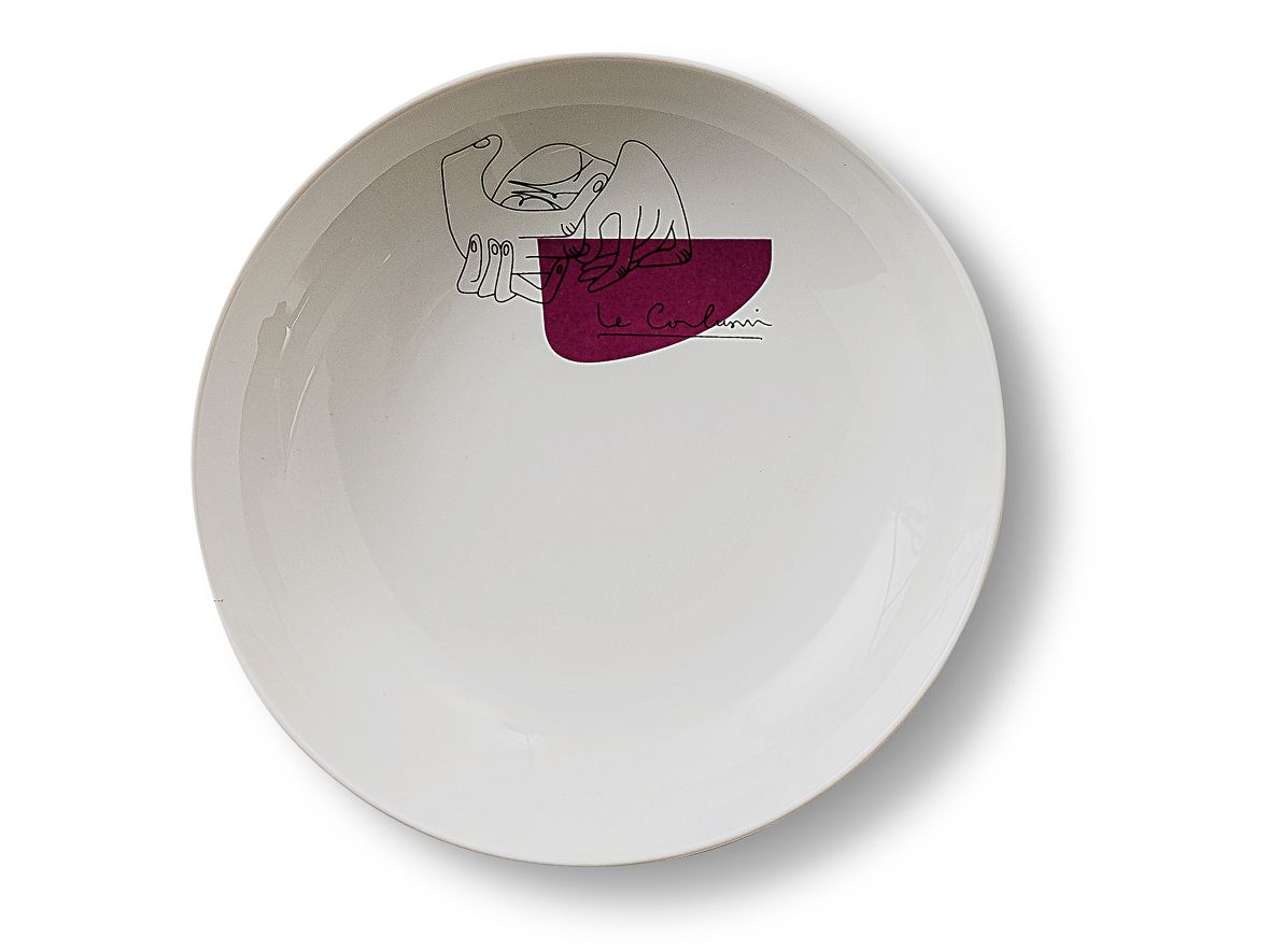 Набор из 2 фарфоровых тарелок CASSINA Gnr Service Prunier ARCH-00110292