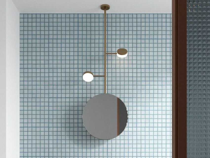 Регулируемая потолочная лампа с зеркалом In Stock Gibas ARCH-00008250