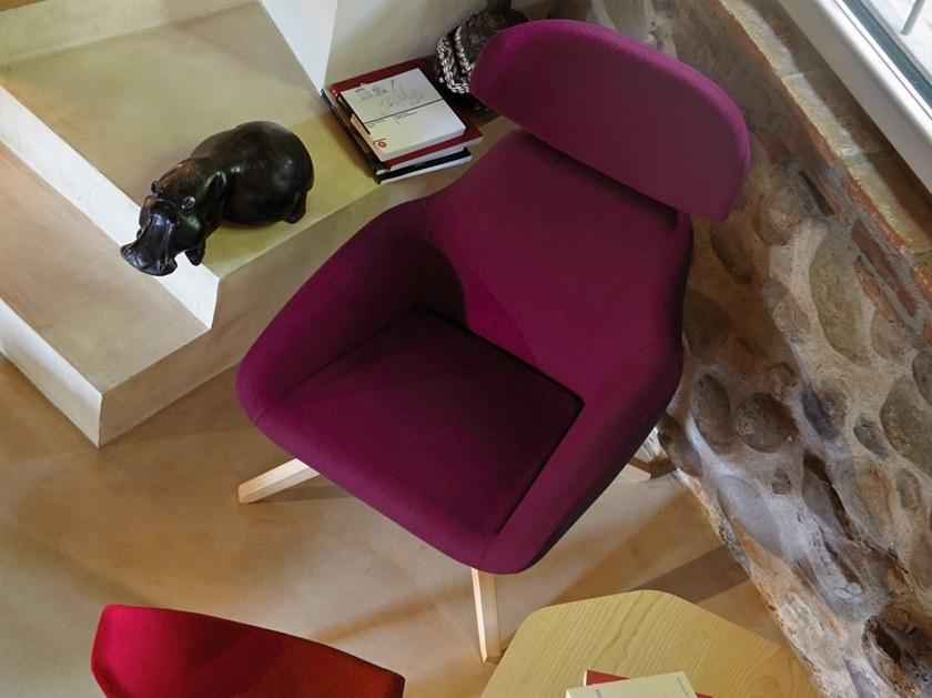 ALMA DESIGN Кресло из ткани с подголовником X 2big 2054 - Вид №3