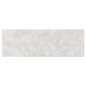 Плитка настенная Керамин Эдда 7Д рельеф 75x25 см 1.69 м² цвет белый