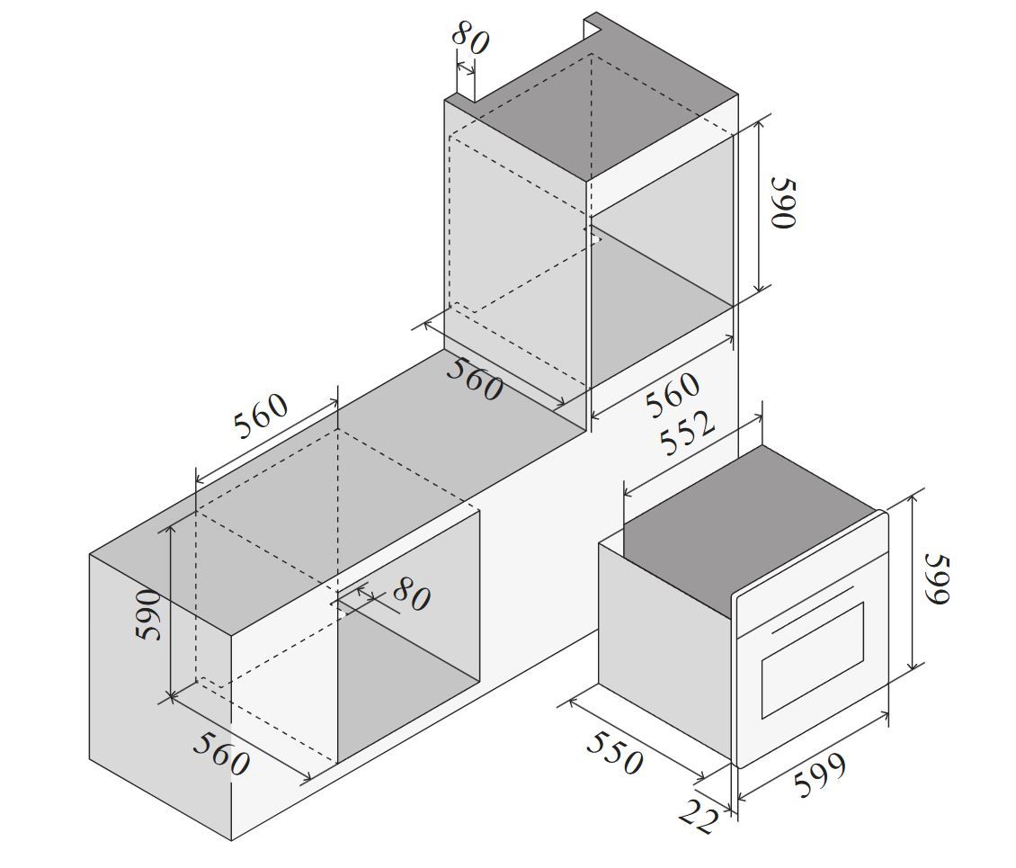 Многофункциональная электрическая духовка Ilve Professional Plus ARCH-00011150 - Вид №1