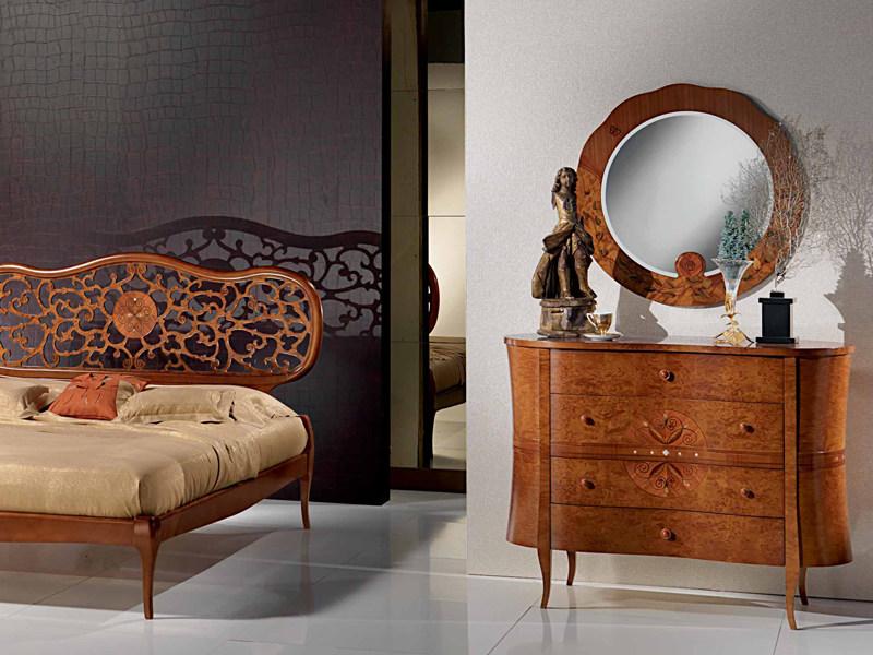 Carpanelli Двуспальная кровать из дерева Novecento sun-id-1373388 - Вид №1