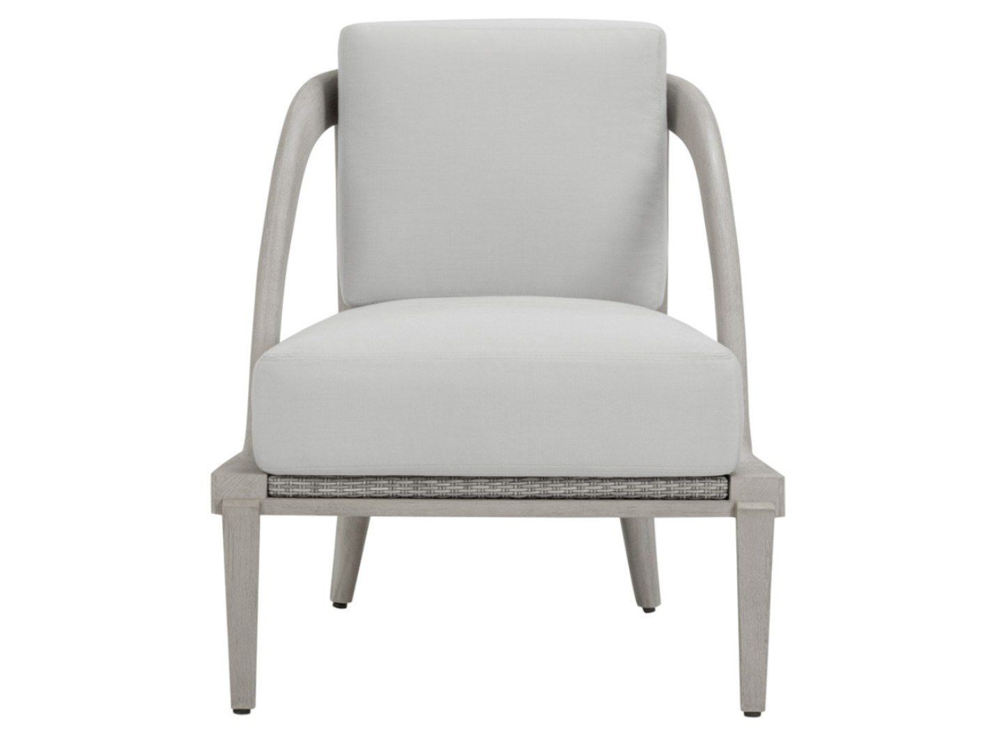 Садовое кресло из тикового дерева и JanusFiber® с подлокотниками JANUS et Cie Альпинарий ARCH-00055554 - Вид №1