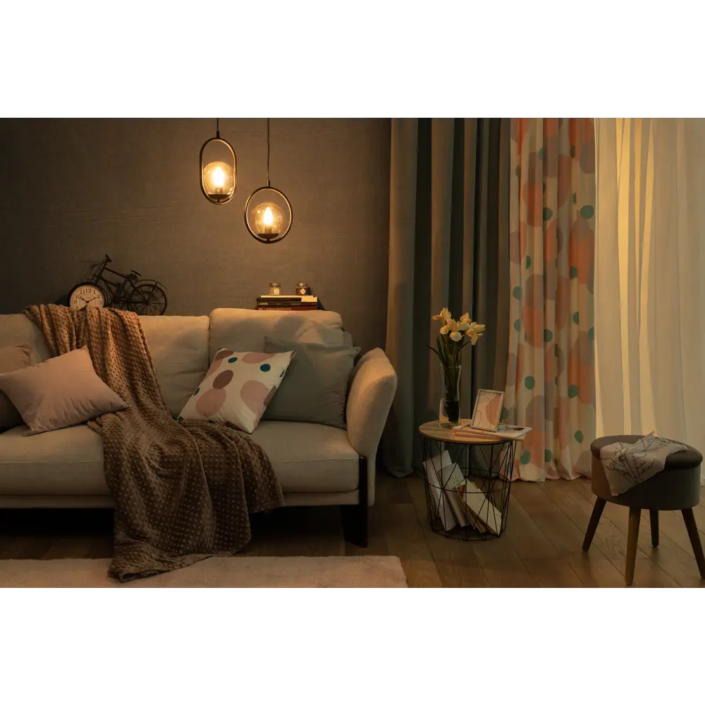 Подвесной светильник Vitaluce Домра 1 лампа 3м² Е14 цвет черный матовый STLM-2077581 - Вид №9