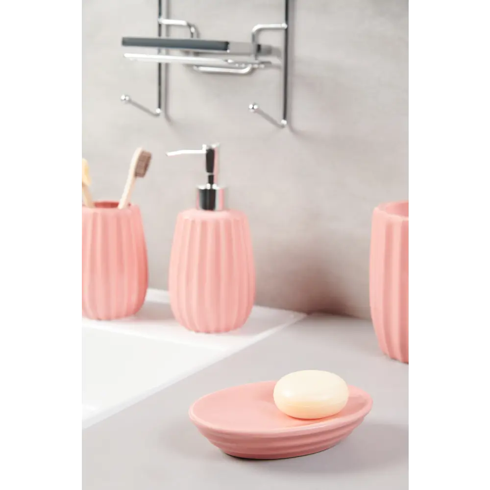 Мыльница Swensa Roya керамика цвет коралловый STLM-2093663