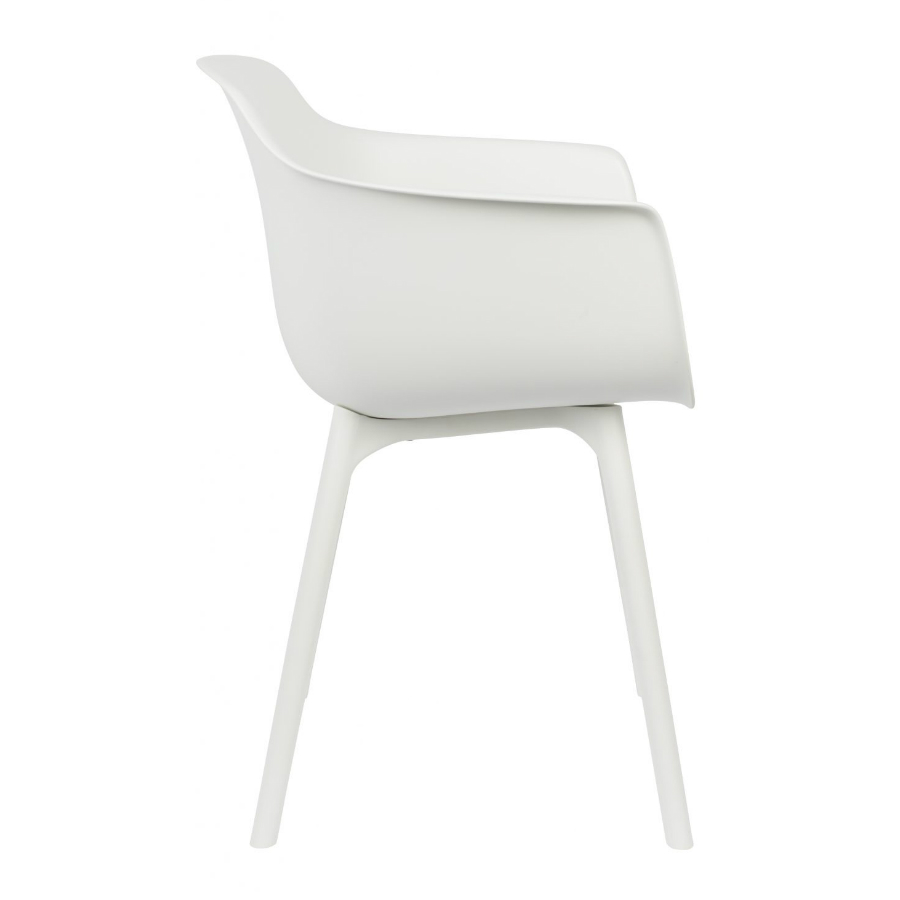 Кресло Mae, белое White Label Living 1200163 - Вид №7