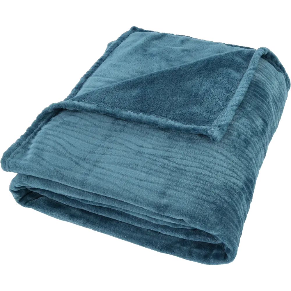 Плед "Tadeo" 200x200 см фланель цвет синий Santreyd STLM-2063471 - Вид №2