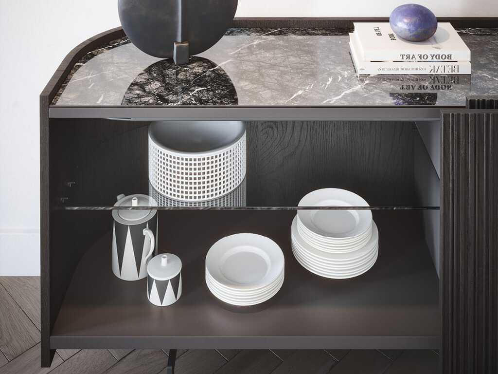 Деревянный шкаф с распашными дверями Novamobili BAY ARCH-00114115 - Вид №3