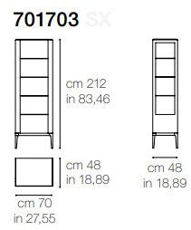 Grilli Витрина со встроенным освещением Zarafa 701703 - Вид №2