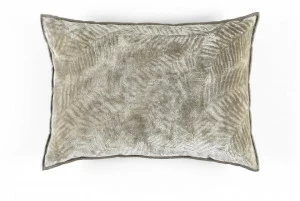 Élitis Прямоугольная подушка из бархата с цветочными мотивами