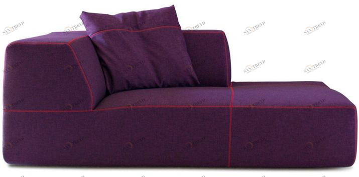 B&B Italia Мягкая кушетка из ткани Bend sun-id-1430651