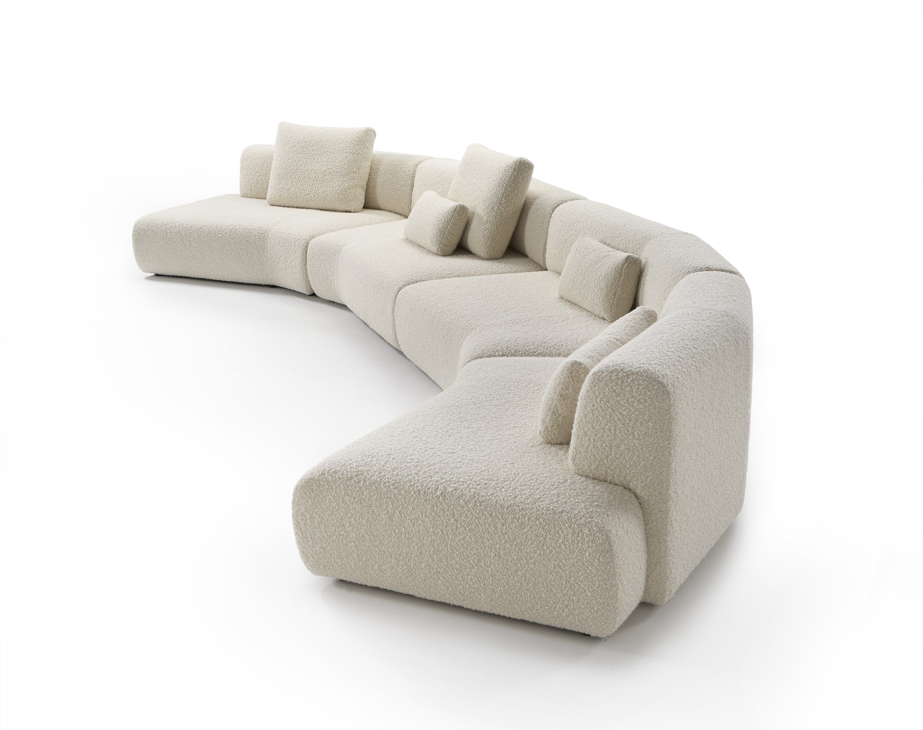 Изогнутый модульный диван из хлопка SANCAL ARCH-00047650 - Вид №18