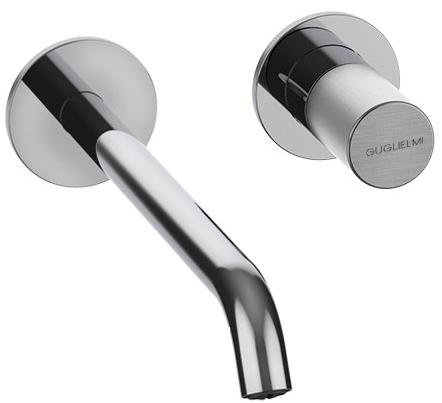 GUGLIELMI Смеситель для умывальника настенный на 2 отверстия Sprint color Fiin05899 - Вид №3