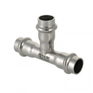 VTi.931.I.151215 Фитинг из нержавеющей стали – пресс-тройник Valtec 15 x 12 x 15 мм
